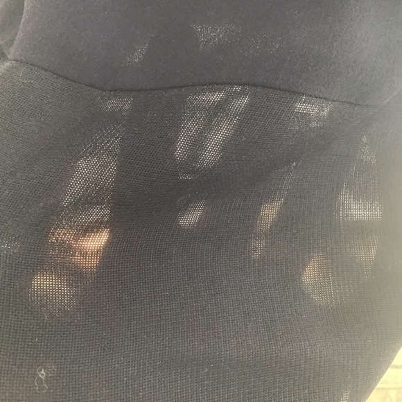 Eileen Fisher Navy Blue Scoop Neck Silk Sheathe Dress with Matching Jacket Sz M - Picture 14 of 15